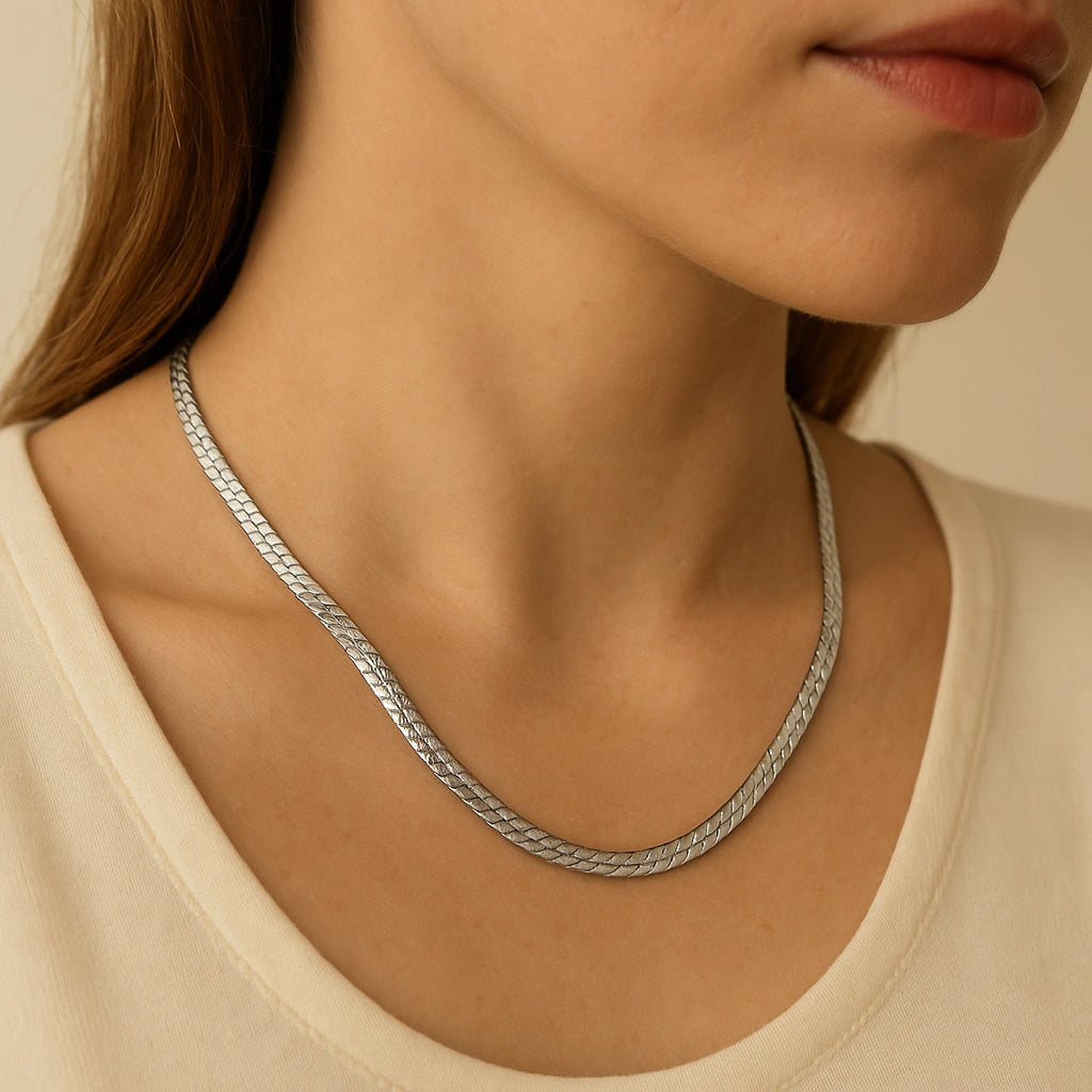 Colar Compacto Prata