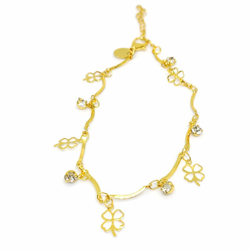 Trevo da sorte Dourado