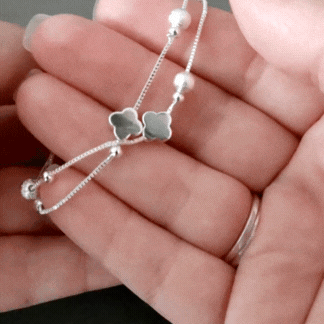 Pulseira Bolinha e Trevo