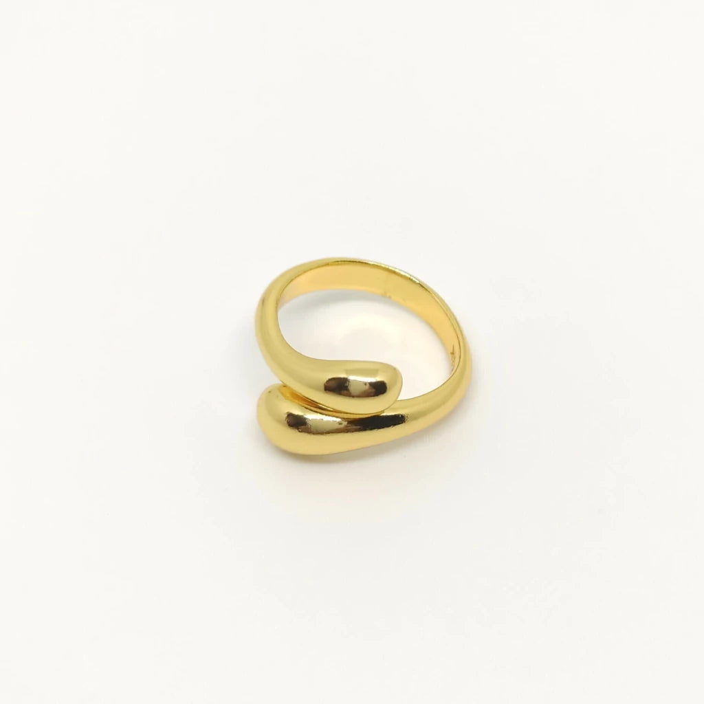 Anel Ondulado Gota
