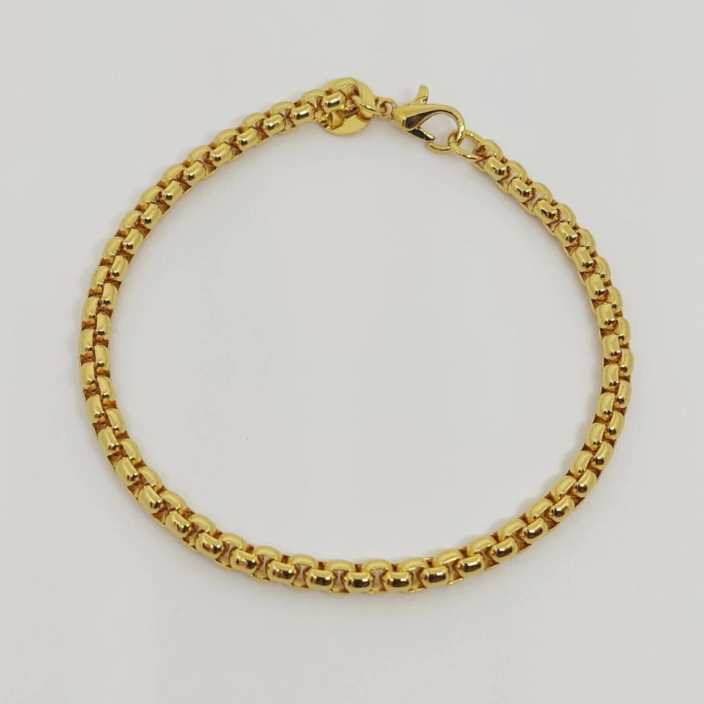 Pulseira Dourada Elo Grumet