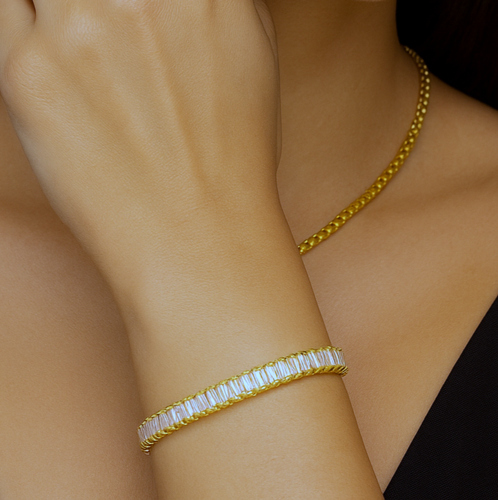 Pulseira Riviera Baguete